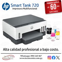 Impresora Multifuncional HP Smart Tank 720